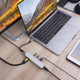 USB Hub HyperDrive 6-in-1 USB-C Hub 4K HDMI Output stříbrný

 obrázek produktu 2 z 2