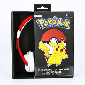 Sluchátka OTL Technologies Pokémon Red Poke ball Children's červená

 obrázek produktu 4 z 4