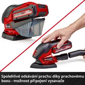 Vibrační bruska Einhell TE-OS 18/150 Li (bez baterie) 4460708 

 obrázek produktu 4 z 10