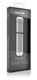 Řemínek Aligator 22AW0017, nylonový 22mm bílý

 obrázek produktu 2 z 2