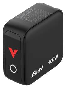 Cestovní adaptér Verbatim Mini GaN LCD, 2x USB-C PD 100 W, 1x USB-A QC 3.0, černá černý

 obrázek produktu 2 z 10