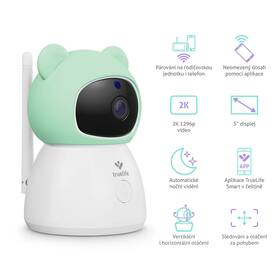 Dětská elektronická chůva TrueLife NannyCam R6 Dual Smart bílá

 obrázek produktu 1 z 12