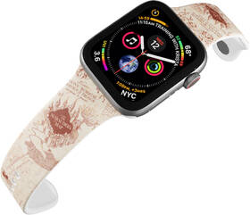 Řemínek Harry Potter na Apple Watch 42/44/45/49 mm - motiv Pobertův plánek, bílý 

 obrázek produktu 3 z 3