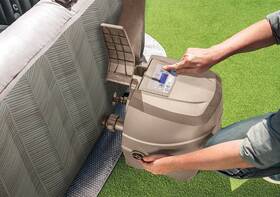 Vířivka Intex 28446 Pure Spa Chevron Deluxe 4 AP béžová barva
