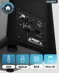 Reproduktory Majority D40X Bookshelf (2ks) černý

 obrázek produktu 4 z 4