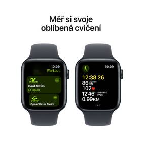 Chytré hodinky Apple GPS + Cellular 40mm pouzdro z temně inkoustového hliníku - temně inkoustový sportovní řemínek - S/M 

 obrázek produktu 5 z 6