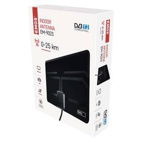 Anténa pokojová EMOS EM-9023, 0–25 km DVB-T2 

 obrázek produktu 3 z 3
