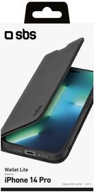 Pouzdro na mobil flipové SBS Book Wallet Lite Case na Apple iPhone 14 Pro černé

 obrázek produktu 2 z 2