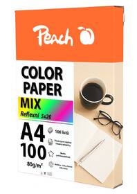 Papíry do tiskárny Peach Color A4 MIX reflexní 5x 20  listů 

 obrázek produktu 1 z 2