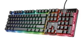 Klávesnice s myší Trust GXT 838 Azor Gaming Combo, CZ/SK černá barva
