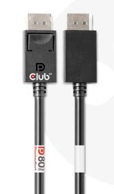 Kabel Club3D DisplayPort 2.1 / DisplayPort 2.1, 4K120Hz/8K60Hz HDR (M/M), 1,2m černý

 obrázek produktu 1 z 4