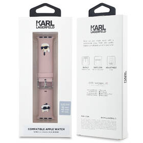 Řemínek Karl Lagerfeld Karl and Choupette Head NFT na Apple Watch 38/40/41mm růžový

 obrázek produktu 2 z 2