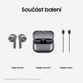Sluchátka Samsung Galaxy Buds3 stříbrná

 obrázek produktu 13 z 20