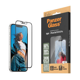 Tvrzené sklo PanzerGlass Ultra-Wide Fit na Apple iPhone 17e/16e/14/13/13 Pro s instalačním rámečkem 

 obrázek produktu 2 z 10