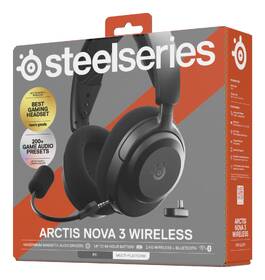 Headset SteelSeries Arctis Nova 3 WL černý

 obrázek produktu 8 z 11
