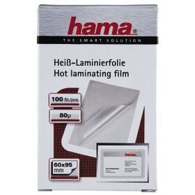 Laminovací fólie Hama na vizitky 6 x 9,5 cm, 80 mic, 100 ks 

 obrázek produktu 2 z 2