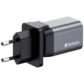 Cestovní adaptér Verbatim GNC-35 GaN 35W, 1x USB-C PD 35W, 1x USB-A QC 3.0 stříbrný

 obrázek produktu 2 z 6