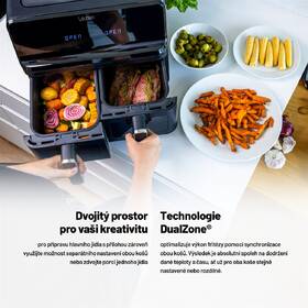 Fritéza horkovzdušná Lauben DualZone® Air Fryer 8000BC černá

 obrázek produktu 10 z 14