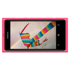 Mobilní telefon Nokia 800 růžová barva
