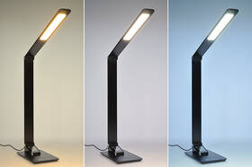 Stolní LED lampička Solight stmívatelná, 8W, display, změna chromatičnosti, hliník černá

 obrázek produktu 3 z 6