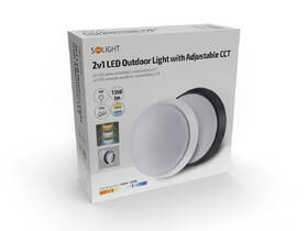 Stropní svítidlo Solight CCT, 18W, 1350lm, 22cm černé/bílé

 obrázek produktu 11 z 11