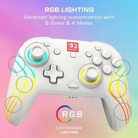 Gamepad Turtle Beach Afterglow Wave Wireless RGB, NS2 bílý

 obrázek produktu 6 z 10