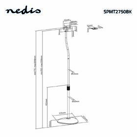Stojan pro repro Nedis podlahový, nosnost 4,5 kg černý

 obrázek produktu 8 z 9