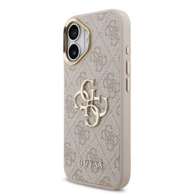 Kryt na mobil Guess PU Leather 4G Metal Logo Gold Frame MagSafe na Apple iPhone 17 růžový

 obrázek produktu 2 z 7