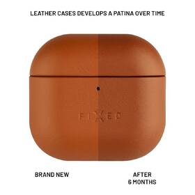 Pouzdro FIXED Kožené pouzdro PodsLeather pro Apple AirPods 4 hnědé

 obrázek produktu 4 z 6