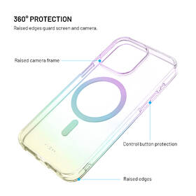 Kryt na mobil FIXED MagRainbow s MagSafe na Apple iPhone 16 průhledný

 obrázek produktu 4 z 6