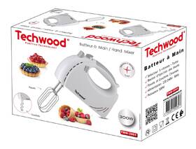 Ruční šlehač Techwood TMM3001 bílý

 obrázek produktu 2 z 9