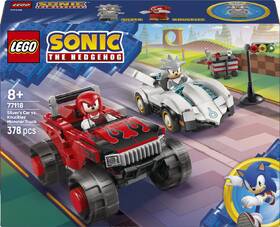 Stavebnice LEGO® Sonic the Hedgehog™ 77118 Silver a jeho auto vs. Knuckles a jeho monster truck 

 obrázek produktu 4 z 9