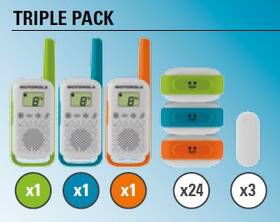 Vysílačky Motorola TLKR T42 - Triple Pack 
