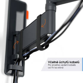 Držák TV Vogel’s TVM 3223 polohovatelný, pro úhlopříčky 19" až 43", nosnost 15 kg černý

 obrázek produktu 2 z 11