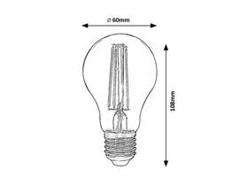 Žárovka LED Rabalux Filament-LED 1513, E27, 6W průhledná

 obrázek produktu 4 z 4