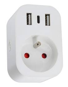 Chytrá zásuvka IMMAX NEO LITE SMART, typ E, 2x USB, 1x USB-C, TUYA bílá

 obrázek produktu 1 z 3