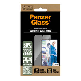 Tvrzené sklo PanzerGlass Ultra-Wide Fit na Samsung Galaxy A56 5G s instalačním rámečkem 

 obrázek produktu 3 z 4