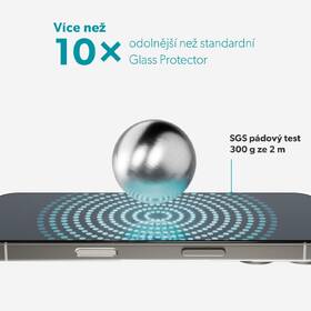 Tvrzené sklo Epico ImpactBuffer 3D na Apple iPhone 16 Pro/17 

 obrázek produktu 3 z 6