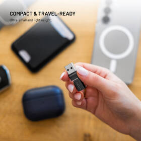 Redukce FIXED hliníkový USB-C/C a USB-C/U, Data blocker 2in1 černá

 obrázek produktu 6 z 7