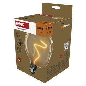Žárovka LED EMOS DECO CG125A "BURGEON", 4,5W, 240 lm, E27, teplá bílá+ 

 obrázek produktu 5 z 7
