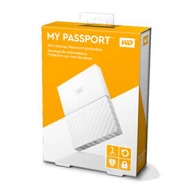Externí pevný disk 2,5" Western Digital 1TB bílá barva
