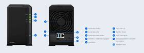 Datové úložiště (NAS) Synology DS218play černé

 obrázek produktu 6 z 6