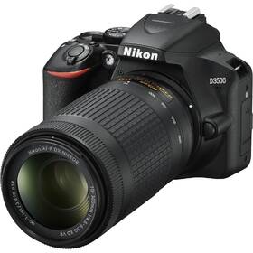 Digitální fotoaparát Nikon D3500 + 18-55 AF-P VR + 70-300 AF-P VR černý

 obrázek produktu 7 z 14