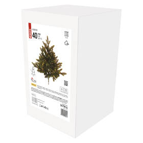 LED dekorace EMOS 40 LED vánoční stromeček, 75 cm, 3x AA, vnitřní, teplá bílá, časovač 

 obrázek produktu 3 z 3