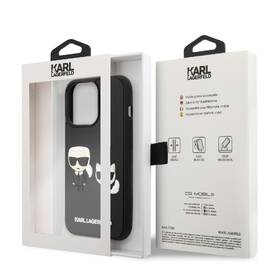 Kryt na mobil Karl Lagerfeld and Choupette 3D na Apple iPhone 13 Pro černý

 obrázek produktu 3 z 3