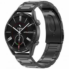 Chytré hodinky ARMODD Silentwatch 5 Pro - černé s kovovým řemínkem 

 obrázek produktu 1 z 5