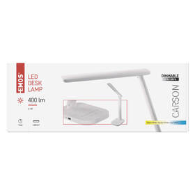 Stolní LED lampička EMOS CARSON bílá

 obrázek produktu 14 z 14