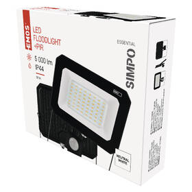Reflektor EMOS SIMPO 50W 5000LM IP44 NW PIR černý

 obrázek produktu 6 z 9