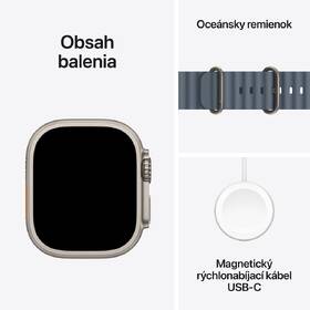 Chytré hodinky Apple GPS + Cellular 49mm přírodní titan - ocelově modrý oceánský řemínek 

 obrázek produktu 11 z 11