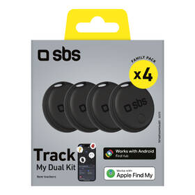 Lokátor SBS Track My Dual Kit, 4 ks černý

 obrázek produktu 8 z 8